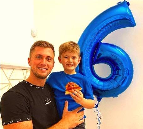 Giant Navy Blue 26 Balloon Number 40 Inch, 26 Number Balloons Birthday Supplies, 26 Year Old Birthday Party Celebration, 26 Balloons Graduations Anniversary Decorations