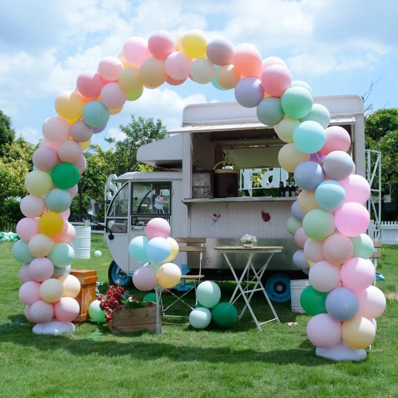 Balloon Arch Garland Kit, 5 Balloon Garland Strips - 50 Balloon Flower Clips and, Birthday Party, Wedding Decoration