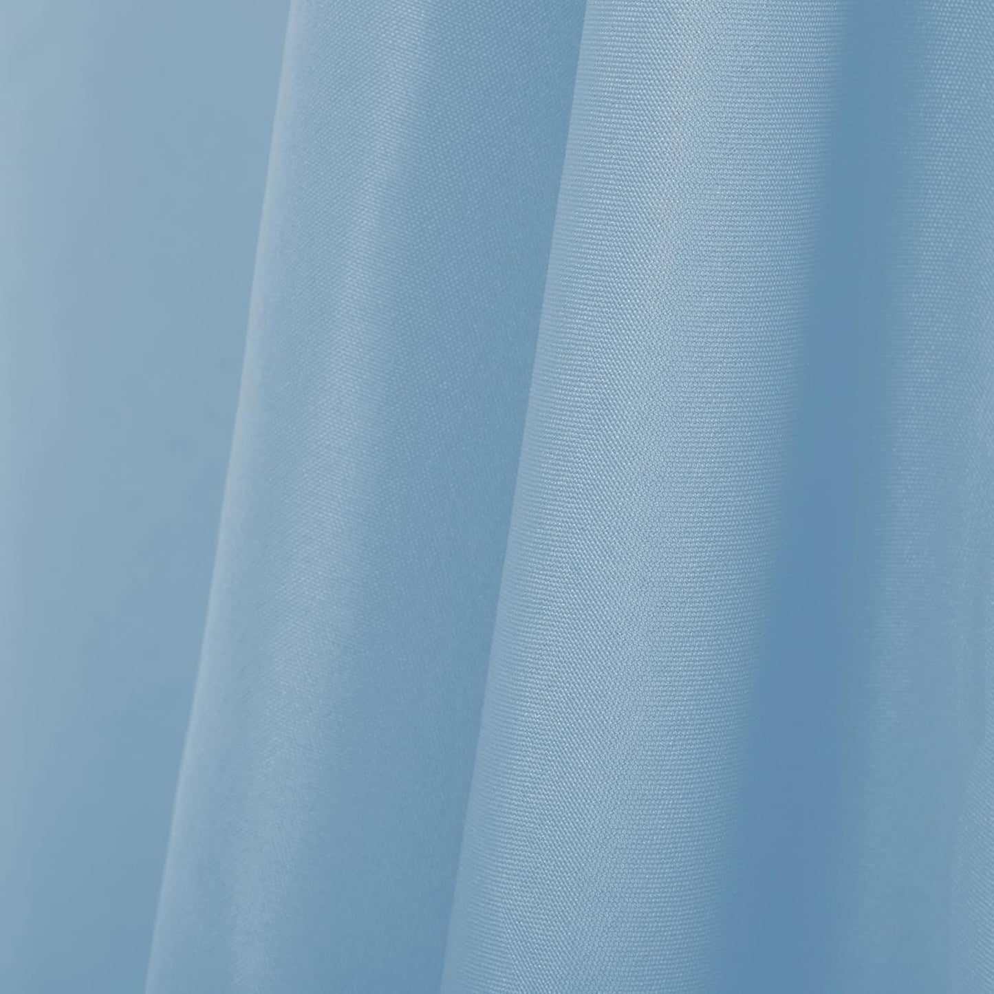 Ascoza 2pack 90x132 Inch Blue Mist Rectangular Tablecloth 8 Feet Table Cloth in Polyester Fabric for Wedding/Banquet/Restaurant/Parties