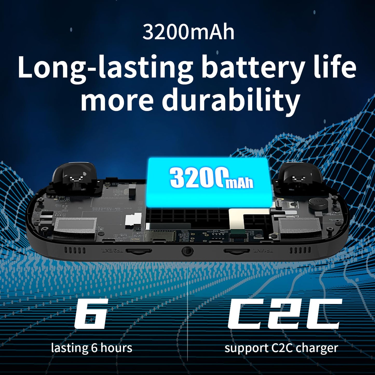 RG40XX H Handheld Game Console RG40XXH Retro Gaming Console 4.0'' IPS Screen with 64G TF Card Pre-Installed Games Linux System Supports 5G WiFi Bluetooth HDMI and TV Output New Emulator RG40XX Black