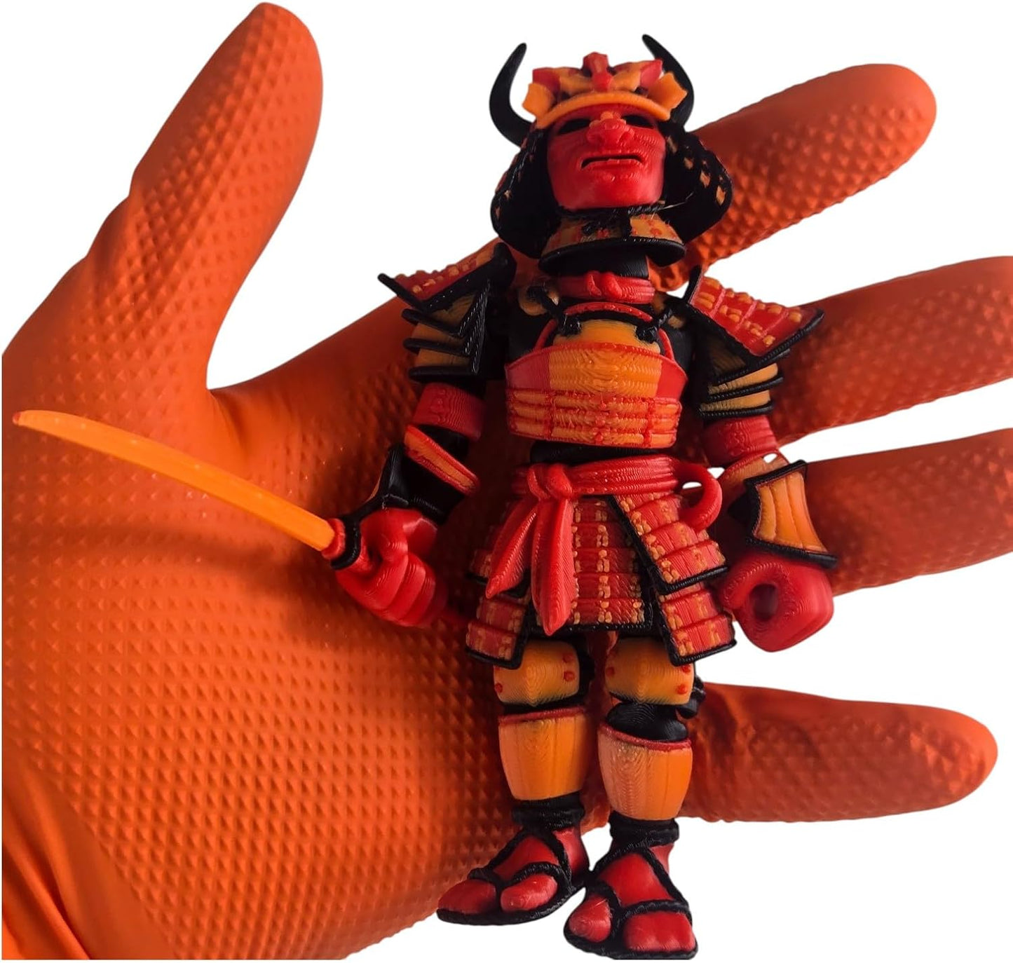 Articulated Samurai Figurine ā Stunning 3D Printed Collectible ā Iconic Warrior Design for Teens and Adults ā 3D Printed in Canada