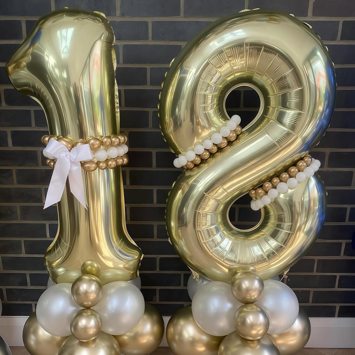 Champagne Gold 0 Balloon,40 Inch Light Gold Number 0 Balloon Big Foil Mylar Helium 0 Balloon for Birthday Party