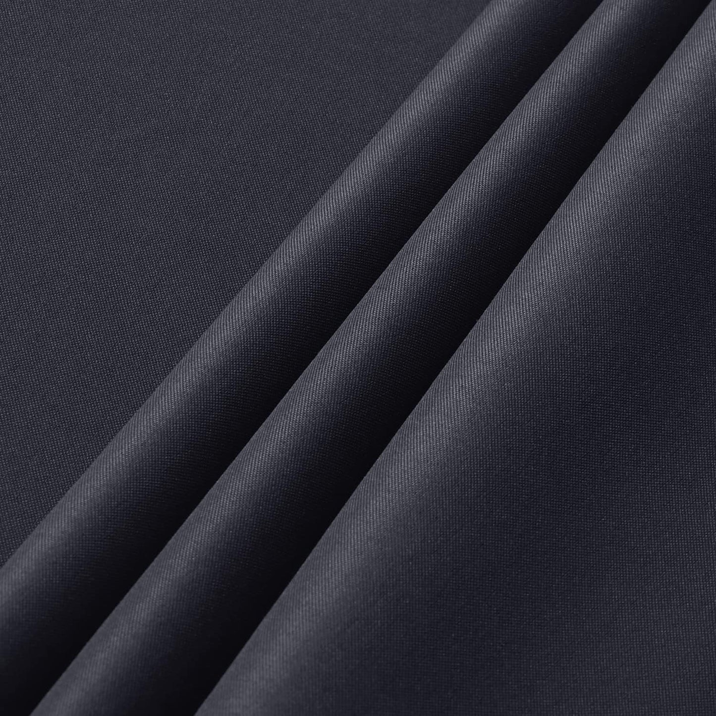 sancua 2 Pack Dark Grey Tablecloth 60 x 120 Inch, Rectangle 8 Feet Table Cloth - Stain and Wrinkle Resistant Washable Polyester Table Cover for Dining Tables, Buffet Parties and Camping