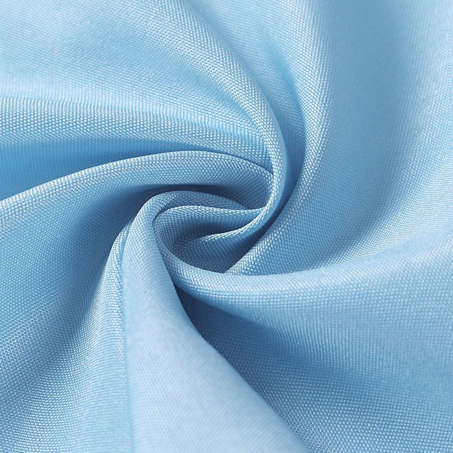 108 inch Round Tablecloth Washable Polyester Table Cloth Decorative Table Cover for Wedding Party Dining Banquet(108 inch,Blue Mist)