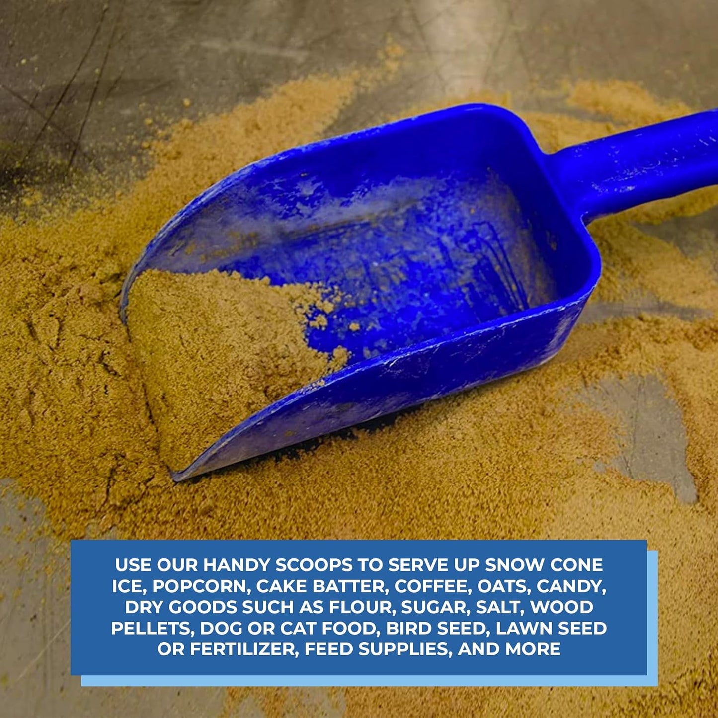 Vikan Remco 630088 Color-Coded Plastic Hand Scoop - BPA-Free Food-Safe Kitchen Utensils, Restaurant and Food Service Supplies, 16 oz, Gray