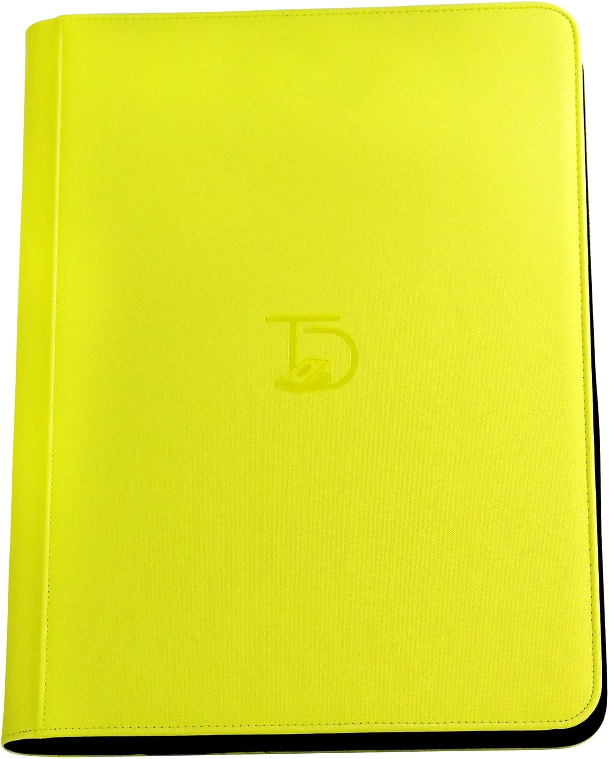 TopDeck TCG Binder - Yellow, 16 Pocket Side Loading Card Binder, Compatible with Pokemon, Yu-Gi-Oh, Magic the Gathering, and More