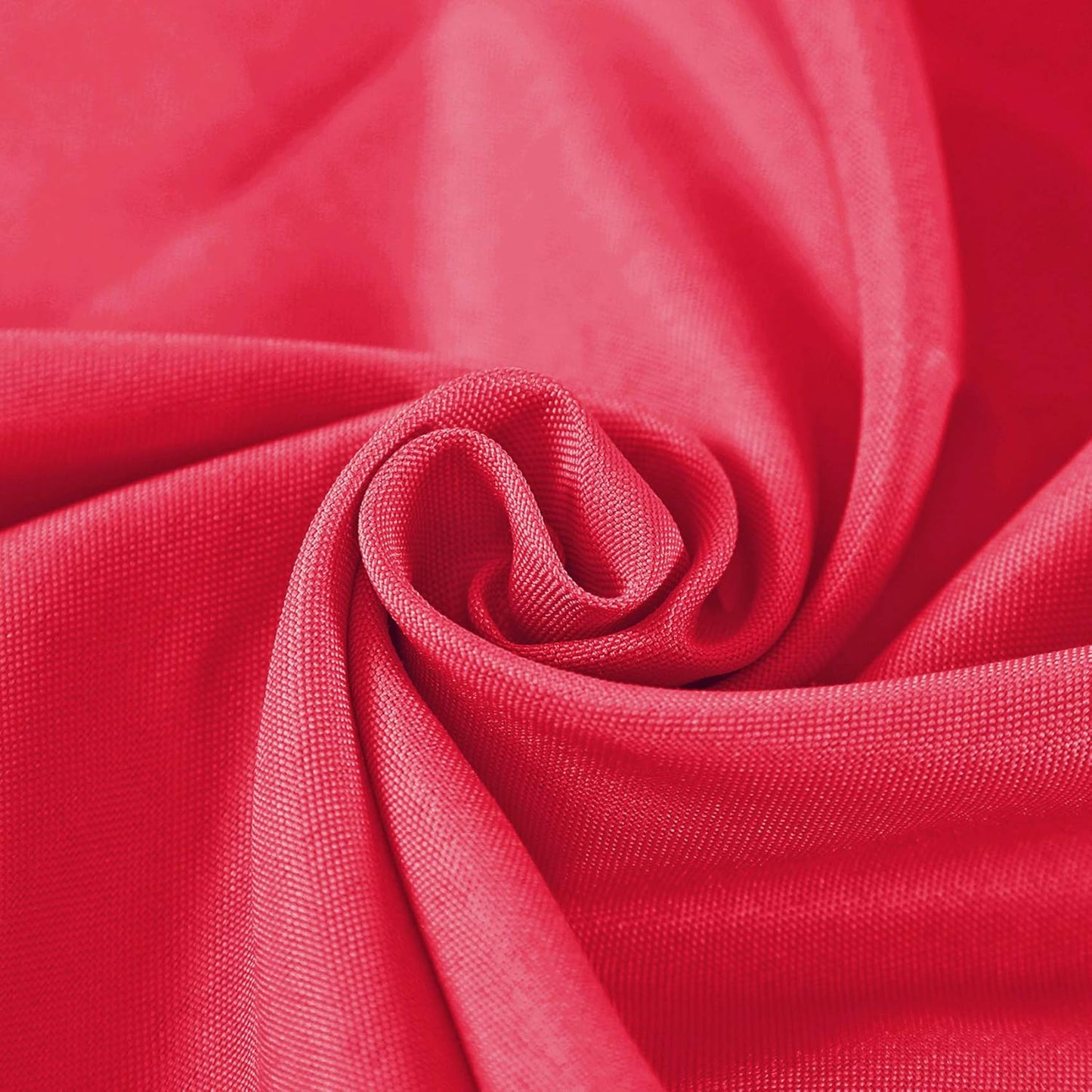 Cupuamon 120 inch Round Tablecloth Washable Polyester Table Cloth Decorative Table Cover for Wedding Party Dining Banquet(120 inch,Red)