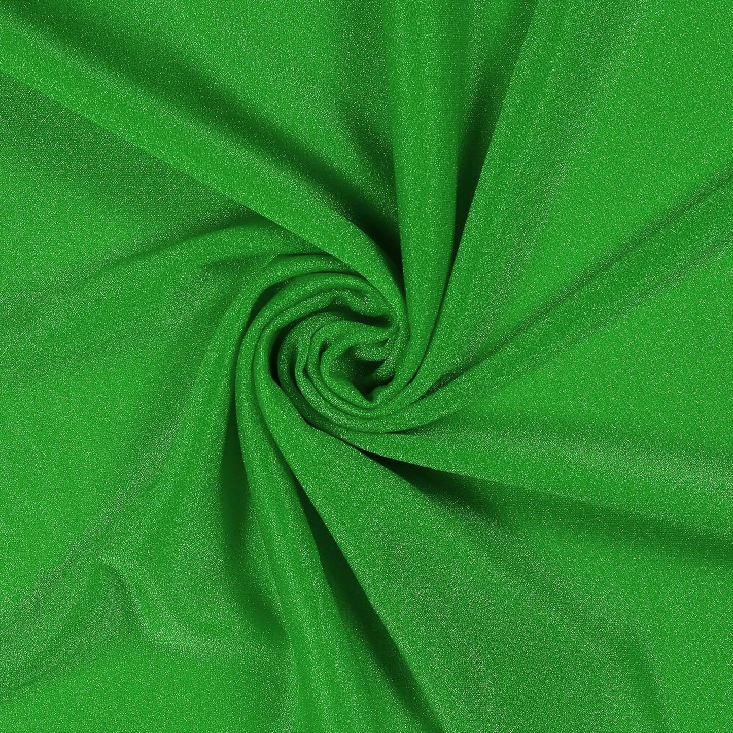 VDS Pack of 1 Panel (30 Inch X 50 Feet) Wedding Arch Draping Fabric Sheer Chiffon Fabric Drapery for Wedding Ceremony Reception Swag Backdrop Canopy Chuppah ARBO Altars Decoration (Green)