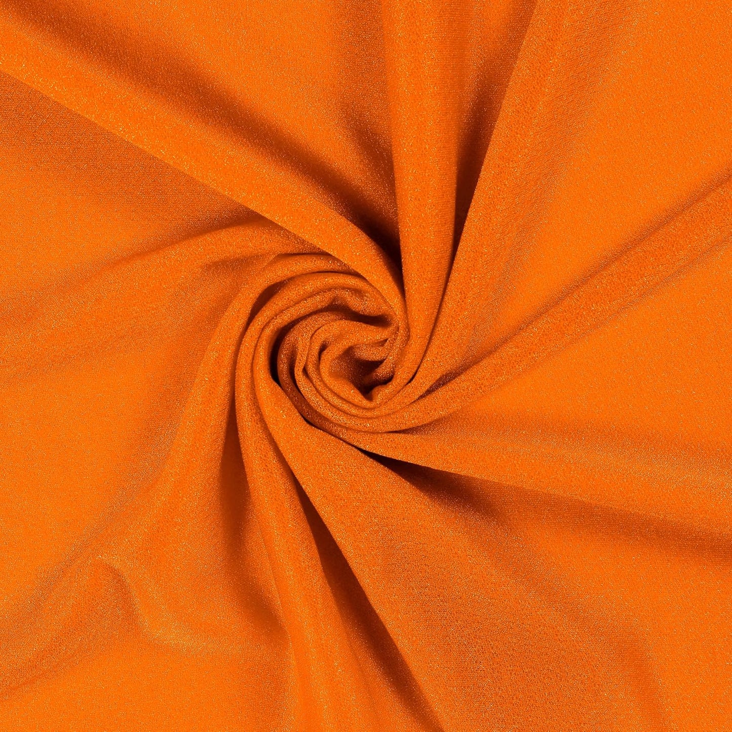 VDS Pack of 1 Panel (30 Inch X 20 Feet) Wedding Arch Draping Fabric Sheer Chiffon Fabric Drapery for Wedding Ceremony Reception Swag Backdrop Canopy Chuppah ARBO Altars Decoration (Orange)