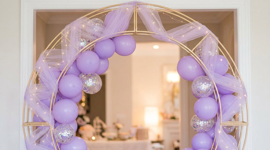 Creative Ways to Use Light Purple Balloons for a Dreamy Baby Shower
