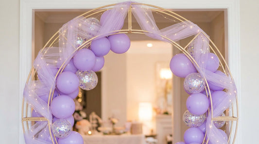 Creative Ways to Use Light Purple Balloons for a Dreamy Baby Shower