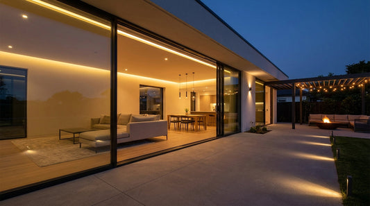 The Best Lighting Techniques for an Evening Indoor-Outdoor Transition