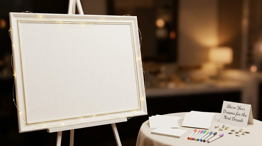 How to Create an Interactive "Dream Board" at a Milestone Birthday