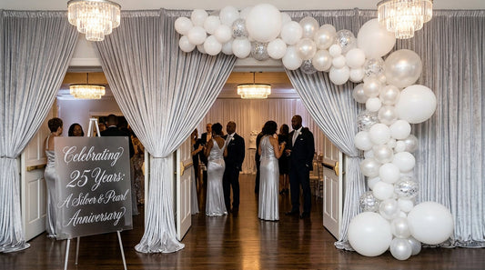 5 Sophisticated Ideas for a Silver and Pearl White Anniversary Theme