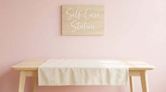 How to Style a "Self-Care" Favor Station for a Bridal Shower