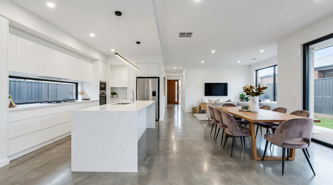How to Create a Cohesive Flow Between the Kitchen and Party Area
