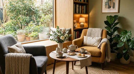 Styling a Modern "Tea for Two" Corner for Intimate Conversations
