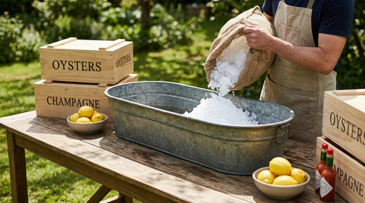 How to Create a “Champagne &amp; Oyster” Station for Summer Soirees