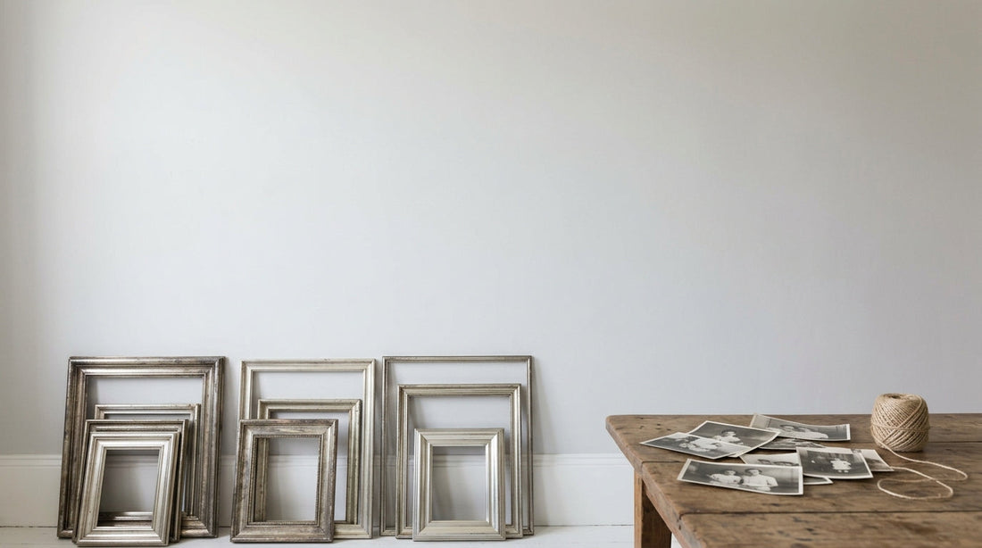 How to Create a “Legacy Photo Wall” Using Vintage Silver Frames