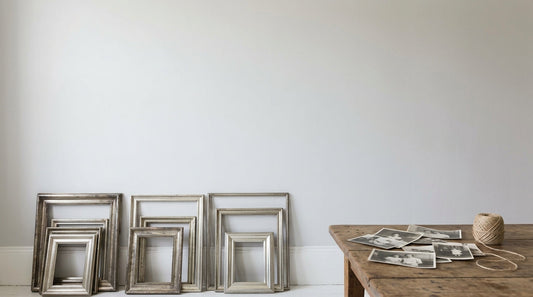 How to Create a “Legacy Photo Wall” Using Vintage Silver Frames