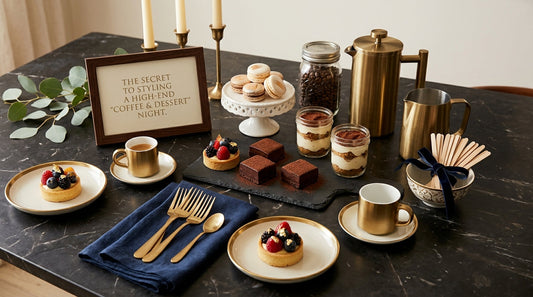 The Secret to Styling a High-End “Coffee &amp; Dessert” Night