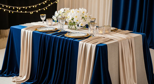The Best Way to Mix Fabric Textures (Velvet, Linen, Silk) in Party Decor