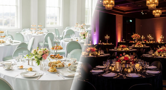 How to Transition Your Party Decor From Afternoon Tea to Evening Cocktails