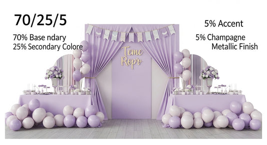 A Simple “Color Ratio” Formula for Balanced Party Decor