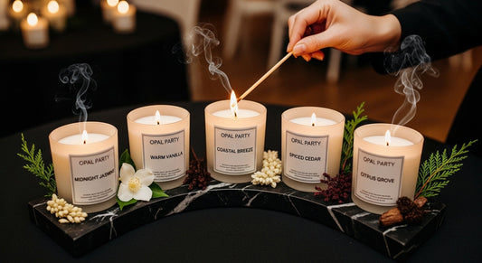 Creating a "Fragrance Palette": Using Scented Candles for Party Ambience