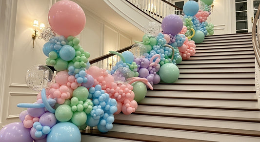 The "Golden Ratio" for Balloon Placement on a Staircase