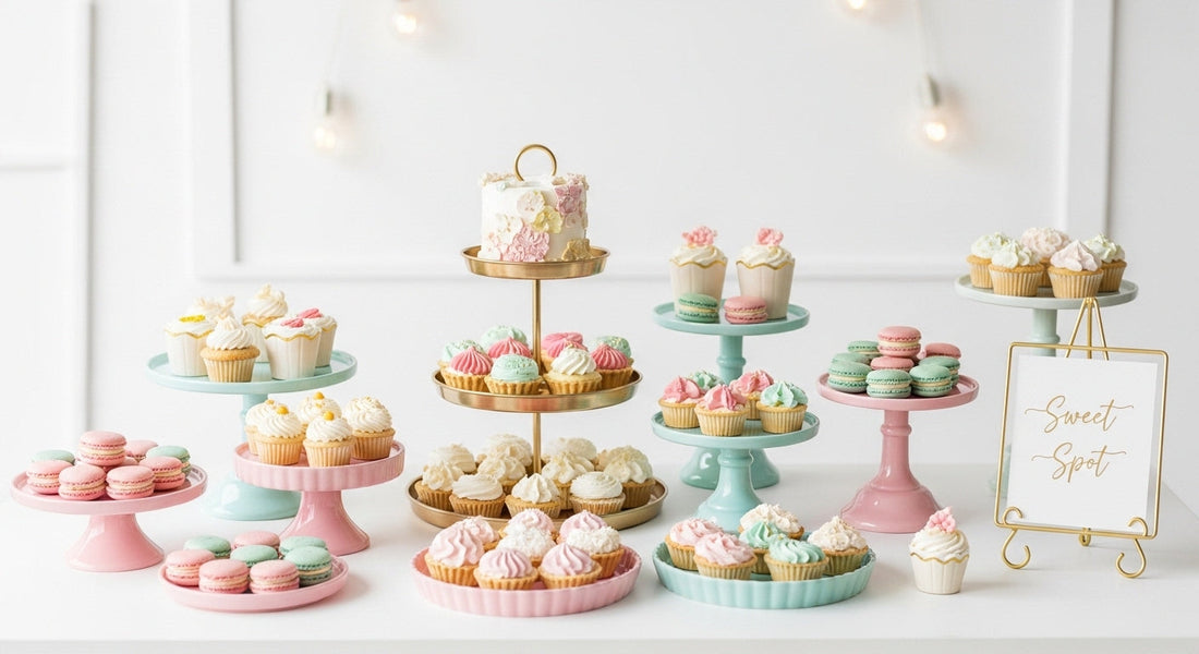 How to Style a Chic "Self-Serve" Dessert Bar with Minimalist Accents