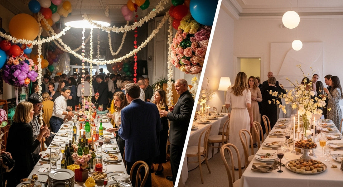 Party Decor Mistakes That Can Make a Space Feel Crowded