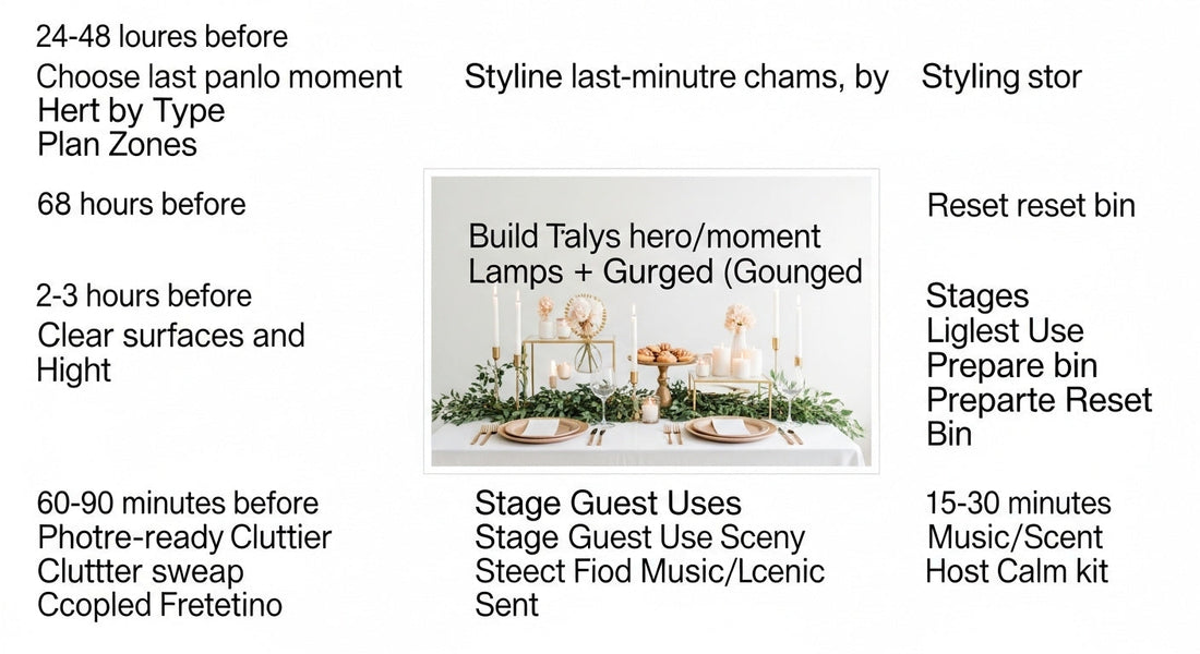 The Ultimate Pre-Party Styling Checklist (So Nothing Feels Last-Minute)