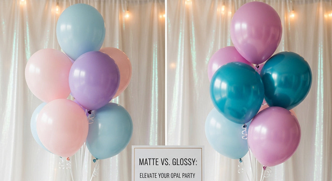 How to Choose the Right Finish: Matte vs. Glossy Balloons for Your Theme
