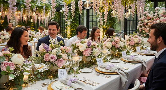 Creating a "Garden-Inspired" Indoor Party Using Only Faux Florals