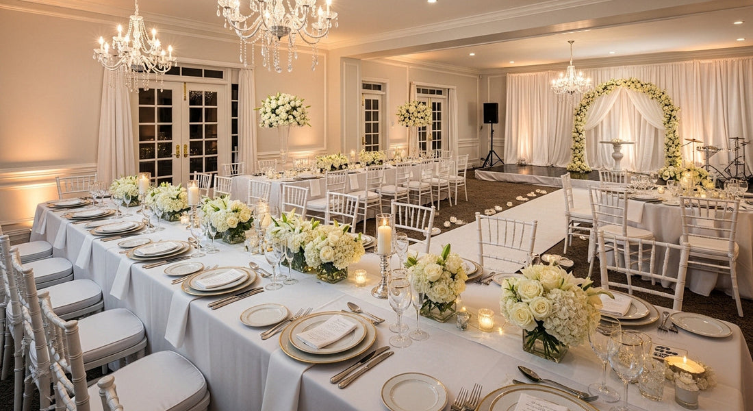 Wedding Reception Decor Ideas for Small, Intimate Home Venues