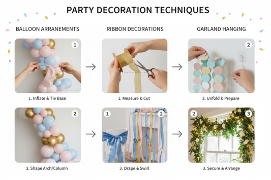 Step-by-Step Guide to Decorating with Balloons, Ribbons, and Garlands for Any Event