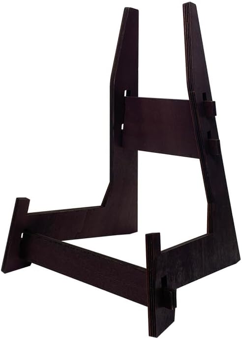 13 Inch Wooden Display Stand - Picture Frame, Easel, Book, Plate Holder (1PCS)