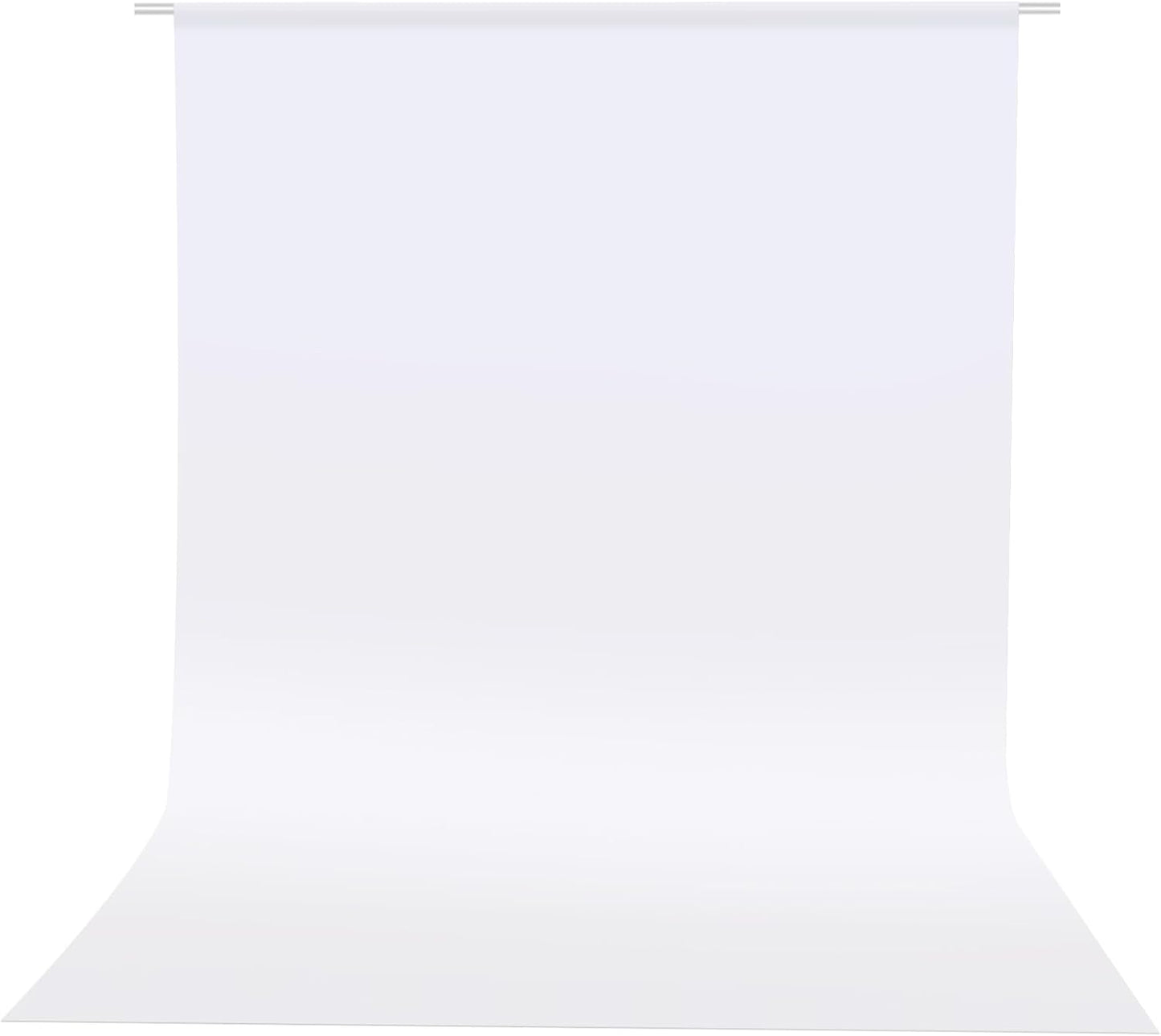 HEMMOTOP Photo Backdrop Curtains, 5x6.56 ft White Backdrop for Photoshoot, White Photography Seamless Backdrops Background for Easter, Birthday Party, Halloween, Photo, Projector Screen (150x200 cm)