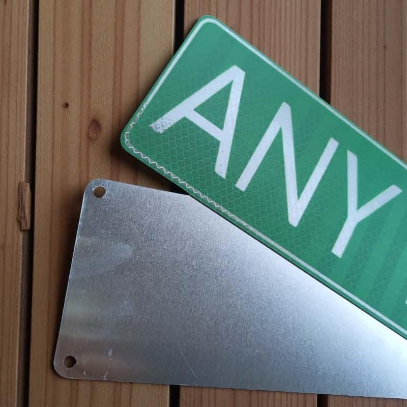 Custom Signs Outdoor Metal, Personalized Street Sign for Home Bar Room Decor, Fade Resistant .040 Aluminum, 4x18 Inches Indoor/Outdoor Use