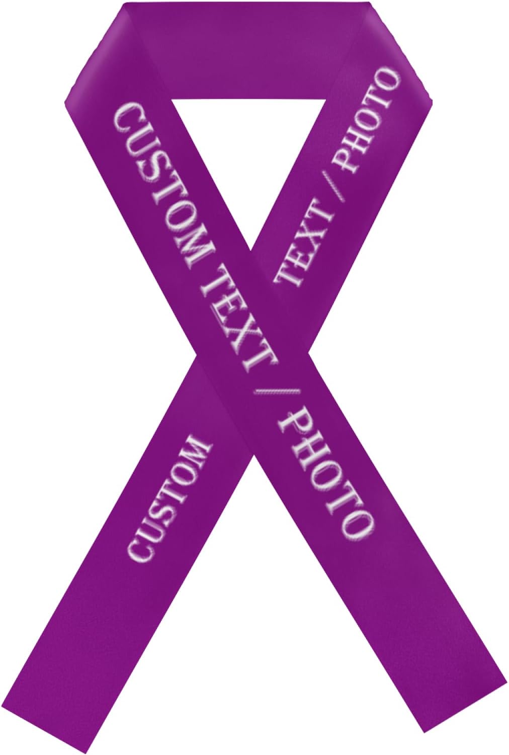 Custom Sash,Personalized Birthday Sash with Text Photo,Customized Bachelorette Sash Quote Sash Bride to Be Sash Color Optional (No decorative edge, Dark Purple)