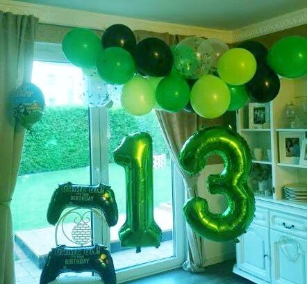 Green 40 Inch 10 Number Balloons, Green 10 Number Balloon Decorations for 10 Birthday, Foil Giant Birthday Graduations Anniversary Party Balloons