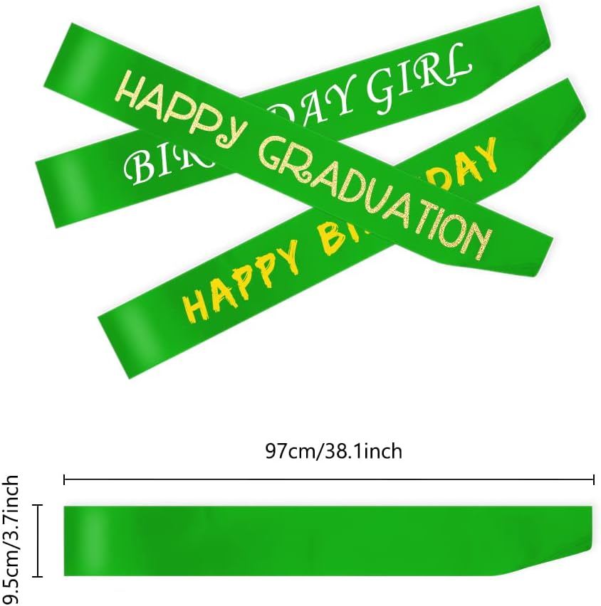 16 Pcs Sash Blank Satin Sash Green Sash Party, Bride To Be Sash, Plain Sash, Diy Sash Sashes For Pageants, Birthday, Party, Graduation, Hen Party, Homecoming, Custom Sashes, Make Your Own Sash