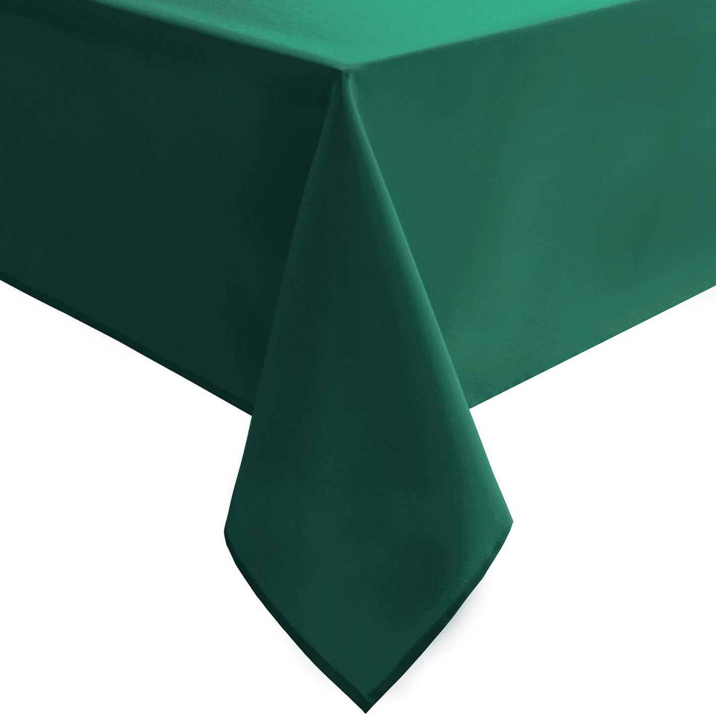 Hiasan Emerald Green Tablecloth for Rectangle Tables - Waterproof Washable Oblong Table Cloth for Dining Kitchen and Outdoor Use, 70 x 108 Inch