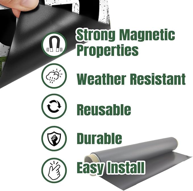 KETABAO – 7" Customized Heart Magnetic Pictures Photo Magnet for Refrigerators, Storage Cabinets and Cars – Personalized Gift Ideas