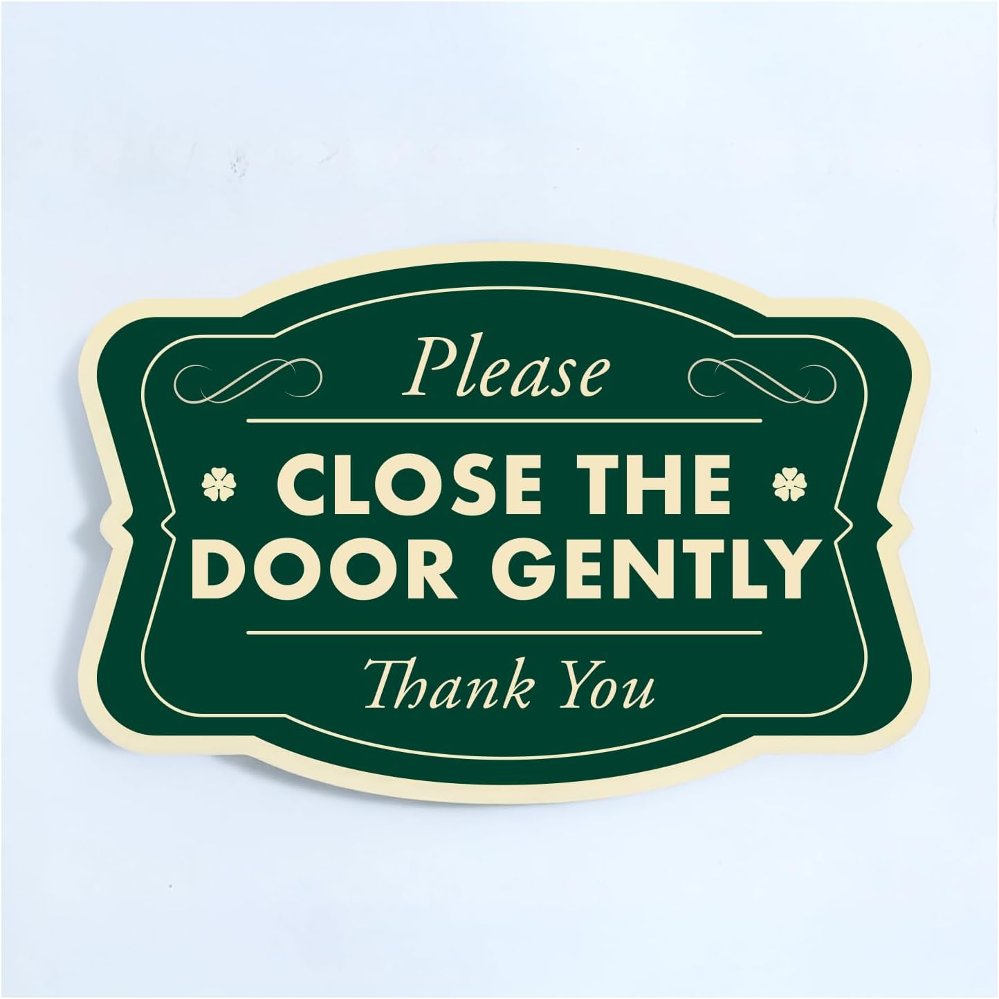 Custom Decorative Outdoor Metal Sign - Personalized Aluminum Driveway Sign, Waterproof, Made in USA - Design 3 Forest Green 42x28 In
