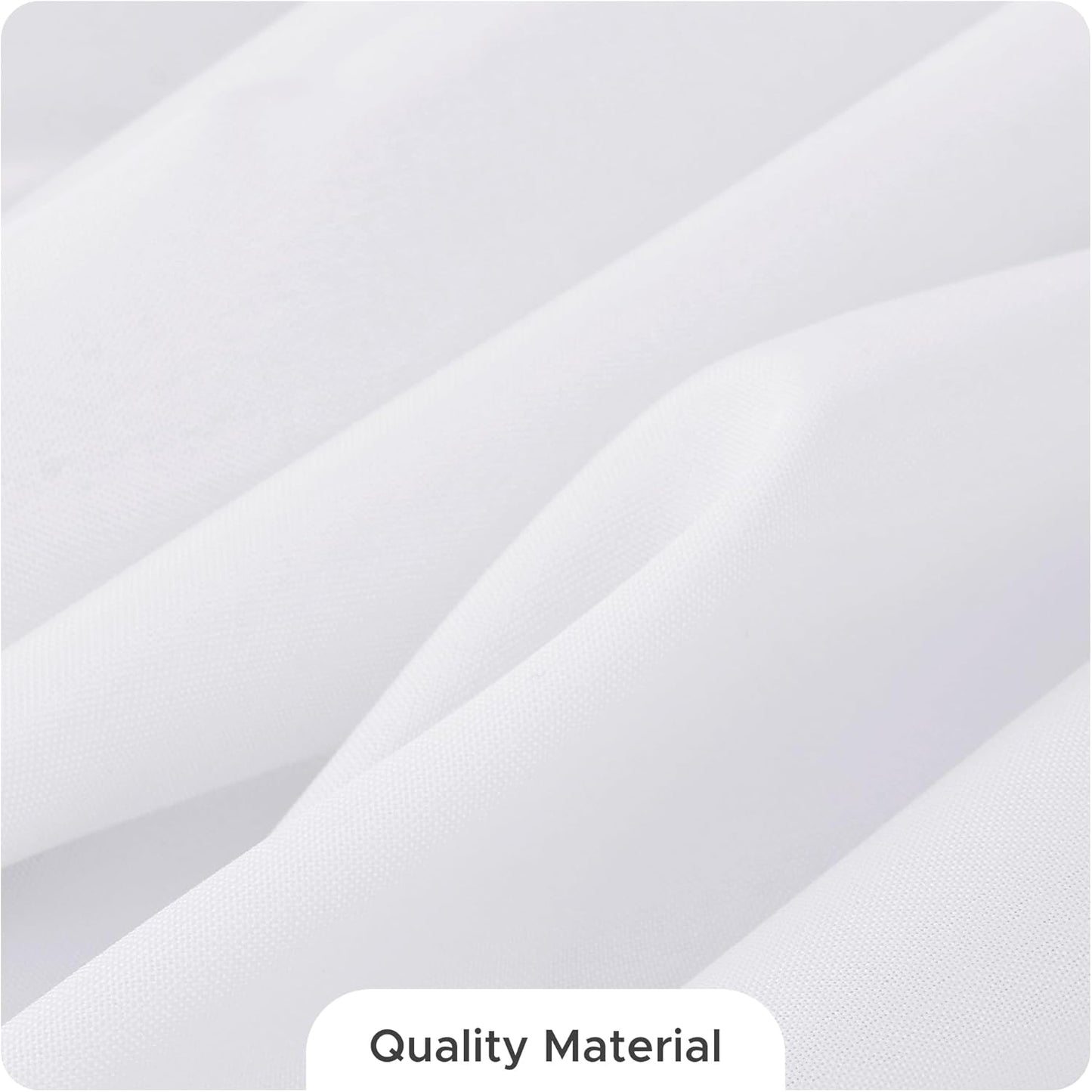 Fitable 8 Pack Round Tablecloths: Stain Resistant Wrinkle Free Circle Table Clothes, Washable Reusable Polyester Table Covers for Wedding Party Birthday Banquet Reception(White, 120 Inch)