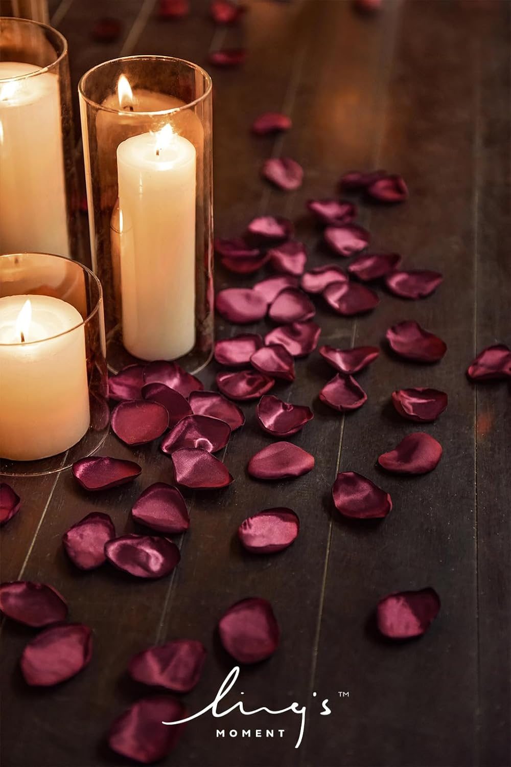 Ling's Moment Rose Petals, Silk Flower Petals for Wedding/Aisle/Flower Girl Baskets/Table Centerpiece Décor,etc.Red Clay 200pcs