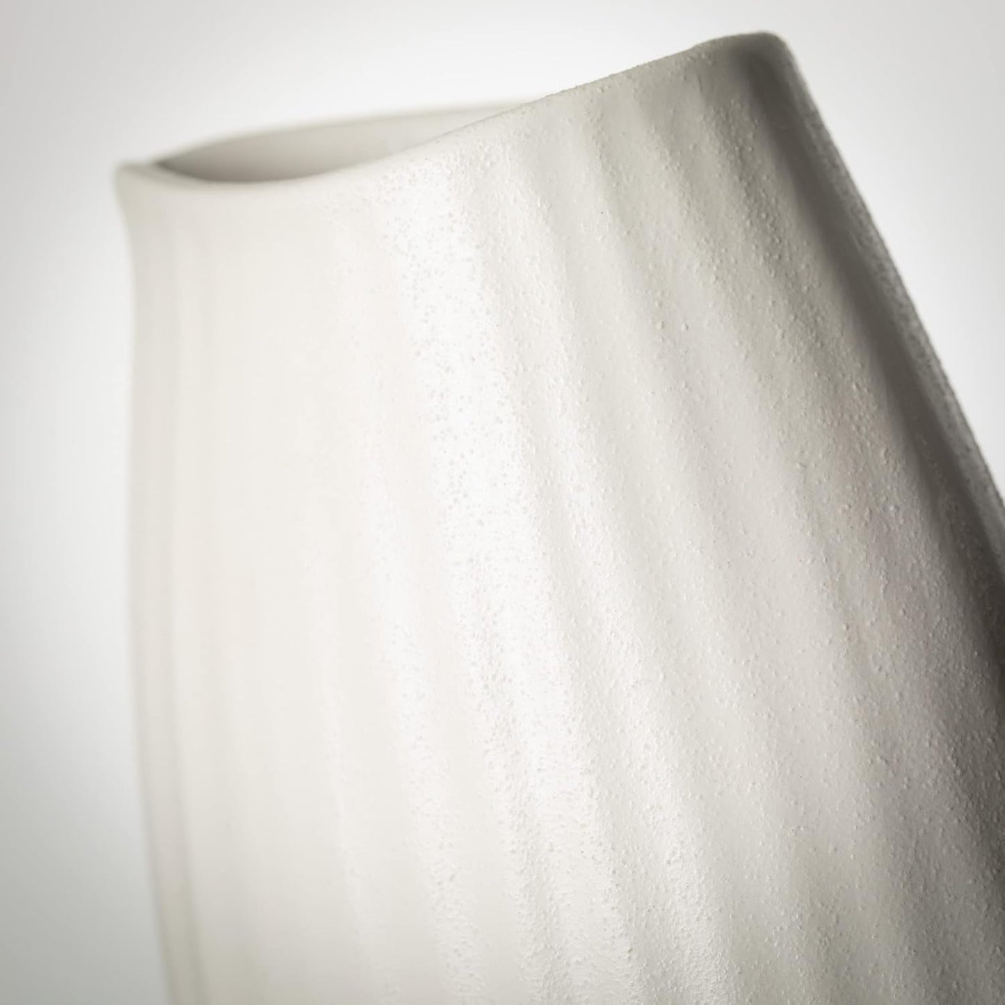 Sullivans Ceramic Textured White Vase, 9" Tall Flower Vase for Modern Home Décor, Minimalist Decoration for Shelf and Table, and Centerpiece, Living Room, Bedroom, Kitchen, and Office Décor (CM3115)