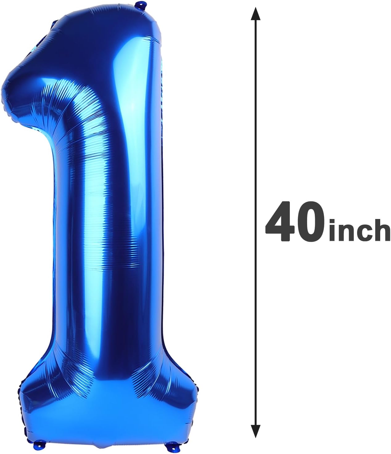 Navy Blue Jumbo Number 17 Balloon 40 Inch, Boy Girl 17 Birthday Supplies, Foil Helium 17 Birthday Giant Balloon, Mylar Blue Number Balloons Anniversary Decorations